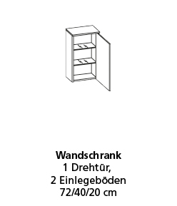 Programm vito TIDY in Weiß hochglanz - Rivier Eiche