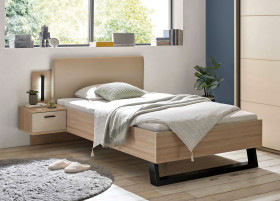 Bett vito Assume in Riva Eiche / Kaschmir