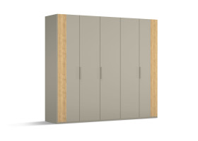 Drehtürenschrank 5-trg vito Mentira in beige / Asteiche