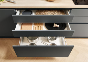 Küche vito Clare in schwarz