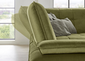 Eckgarnitur vito TICONA PLUS in olive