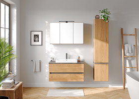 Spiegelschrank, 100cm vito Caribu in Eiche Gustavson