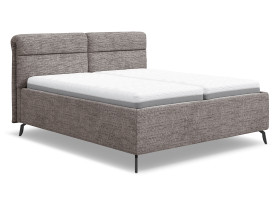 Polsterbett vito Nivora in gelb