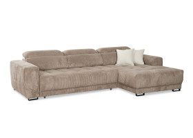 Longchairgarnitur vito BRAVERY in creme