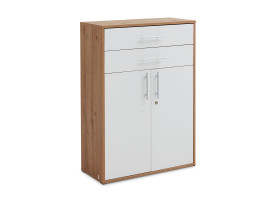 Schrank vito PRONTO in artisan - weiß