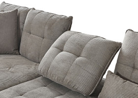 Eckgarnitur vito TICONA PLUS in taupe