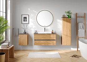 Unterschrank, 40cm vito Caribu in Eiche Gustavson