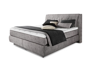 Boxspringbett vito Brillant in grau