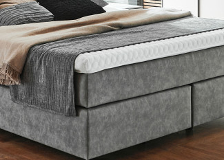 Boxspringbett vito ASETTO in silver