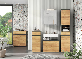 Universal-Spiegelschrank vito MAYOR in Graphit