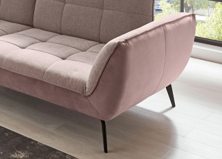 Bigsofa vito TICONA in Rose/Flieder