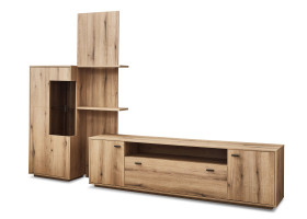 Wohnwand vito Allow in Eiche Evoke