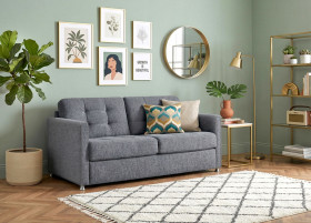 Schlafsofa vito CICERO in dunkelgrau