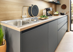 Küche vito Clare in schwarz