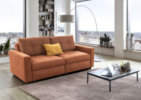 Schlafsofa vito SYSTEMO in kupfer