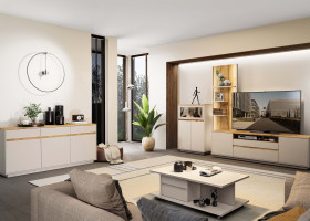 Sideboard vito Fiesta in Kaschmir, Eiche Altholz