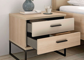 Nachtkommode vito Assume in Riva Eiche / Kaschmir
