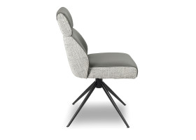 Esszimmerstuhl vito FENRA in grau, schwarz