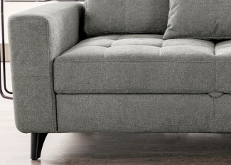Schlafsofa vito SYSTEMO TREND in Sofia clean grau