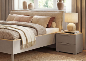 Schlafzimmer vito Mentira in beige / Asteiche massive