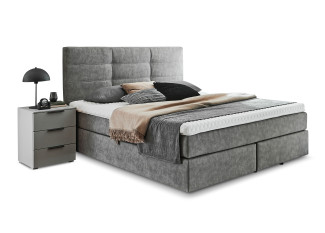 Boxspringbett vito ASETTO in silver