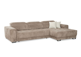 Longchairgarnitur vito BRAVERY in creme