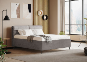 Polsterbett vito Nivora in gelb