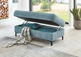 Hocker vito SPRING-S in aqua