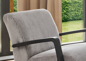 Sessel vito HANTJA in grey, schwarz