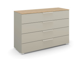 Kommode vito Mentira in beige / Asteiche