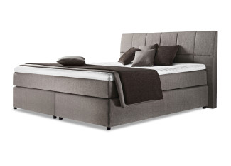 Boxspringbett vito Brillant in grau
