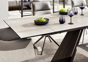 Esstisch vito FENRA in keramik, bronze