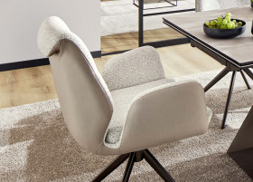 Esszimmerstuhl vito FENRA in bronze, weiß