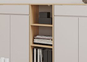 Aktenregal vito Lapito in Lindberg Eiche