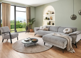 Sessel vito HANTJA in grey, schwarz