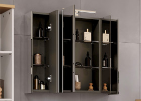 Universal-Spiegelschrank vito CORUS 2.0 in Graphit