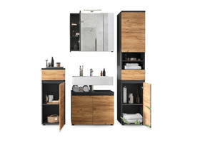 Badkombination vito MAYOR in Graphit/Navarra-Eiche-Nb