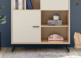 Highboard vito Assume in Riva Eiche / Kaschmir