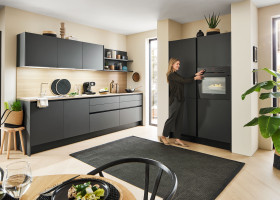 Küche vito Clare in schwarz