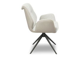 Esszimmerstuhl vito FENRA in bronze, weiß