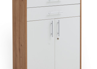 Schrank vito PRONTO in artisan - weiß