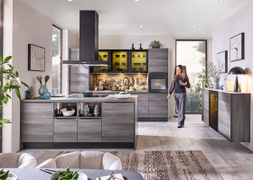 Küche vito Plamos in grau