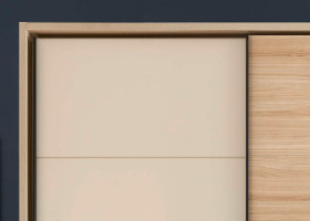 Schwebetürenschrank 2-trg vito Assume in Riva Eiche / Kaschmir