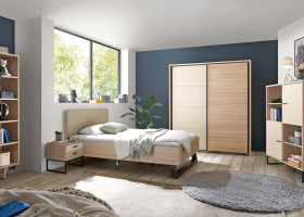 Nachtkommode vito Assume in Riva Eiche / Kaschmir